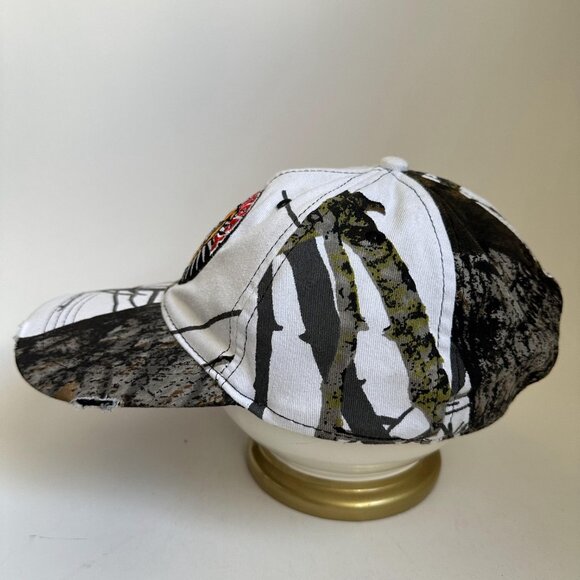 Mud Puppy Baseball Hat Camo Hunter Info Adjustable Strap Back Cap Embroidered - Picture 4 of 9